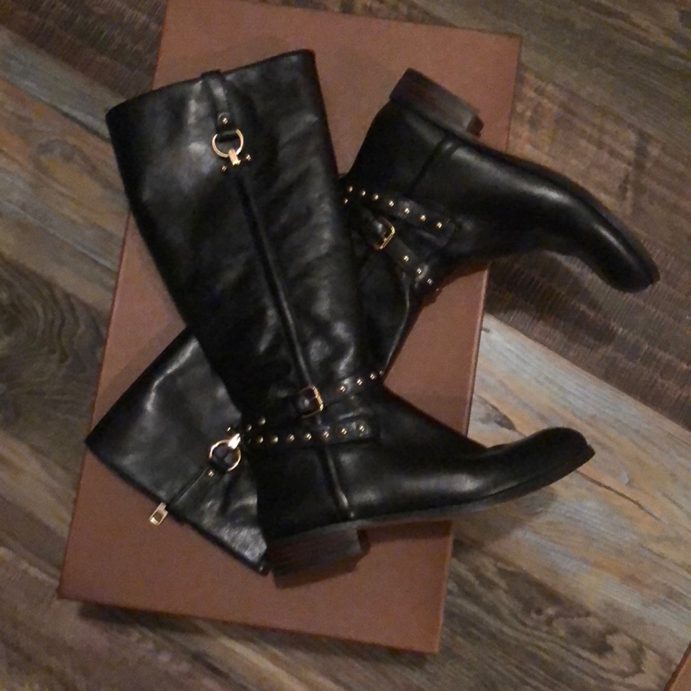 SALE!! Coach Black leather boots - 7M